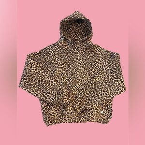 Akimbo Leopard Print Hoodie